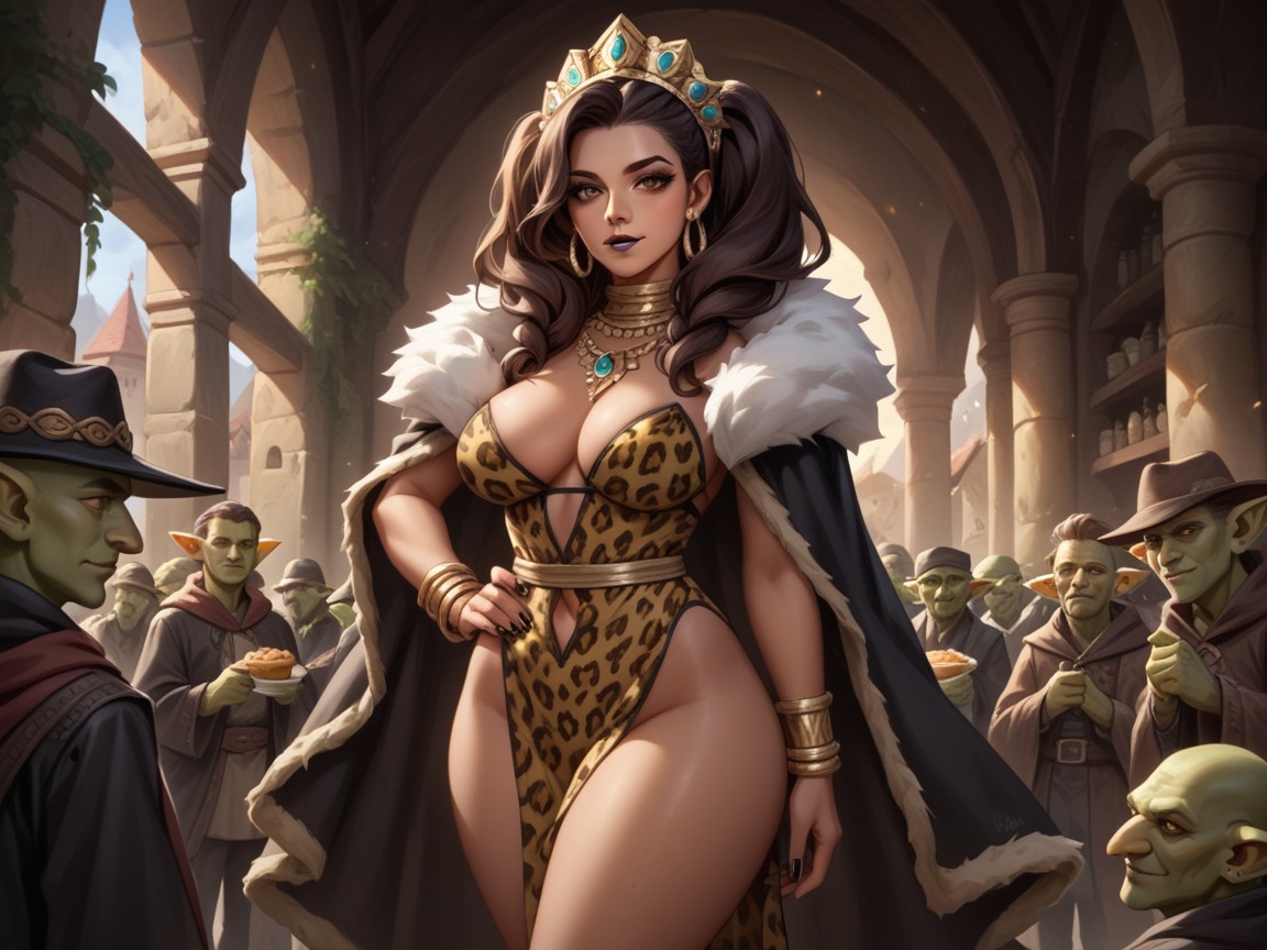Dimly Lit, Nsfw, Dark Skin Brown Hentai AI Porn