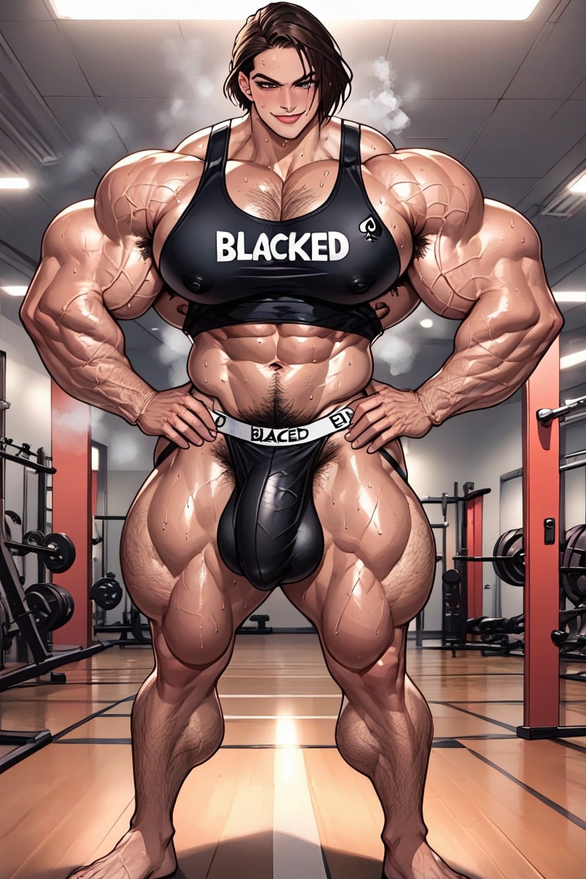 Hairy Arms, Queen Of Spades Tattoo, Veins Veiny Shemale AI Porn