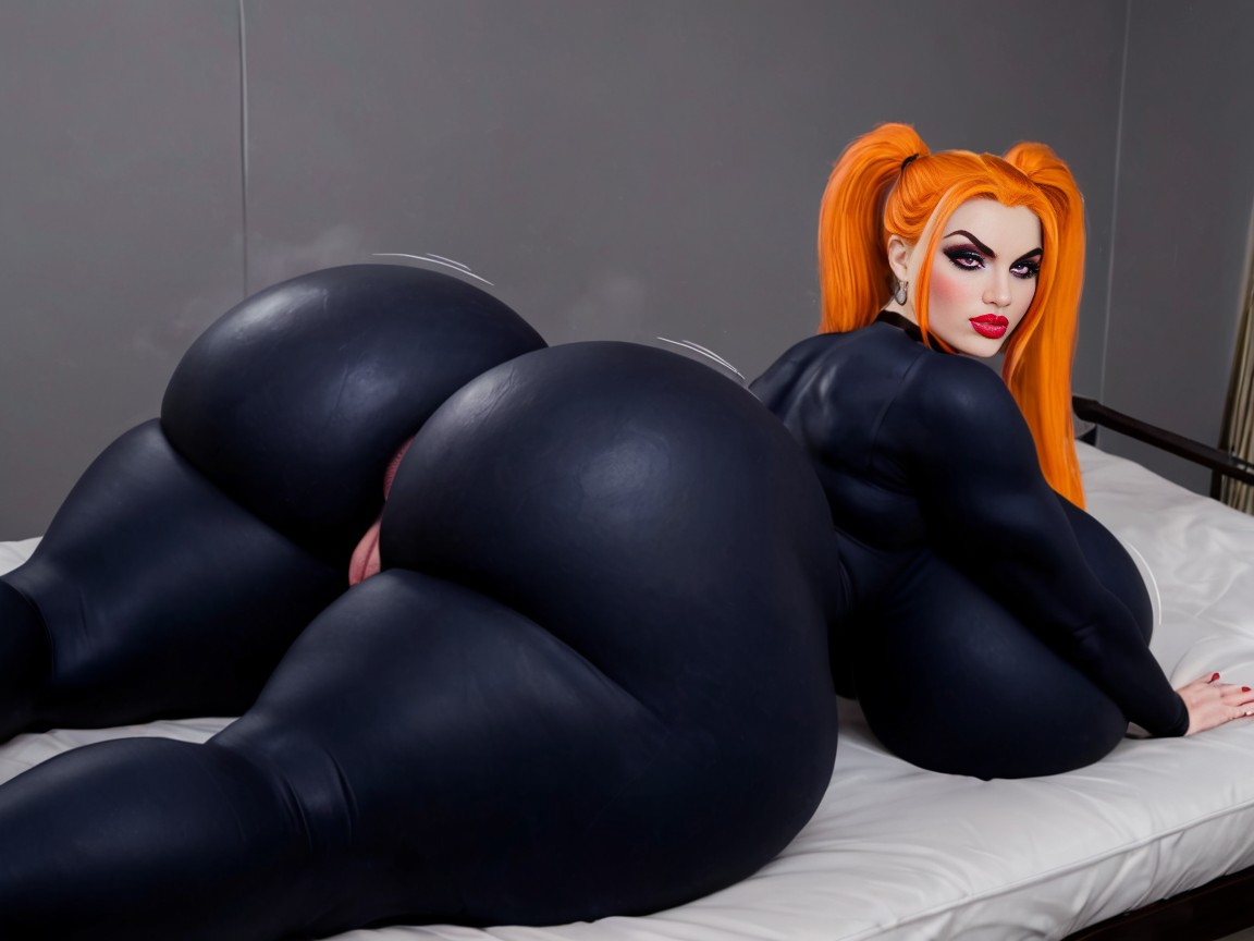 Venom, Ginger, Side View AI Porn