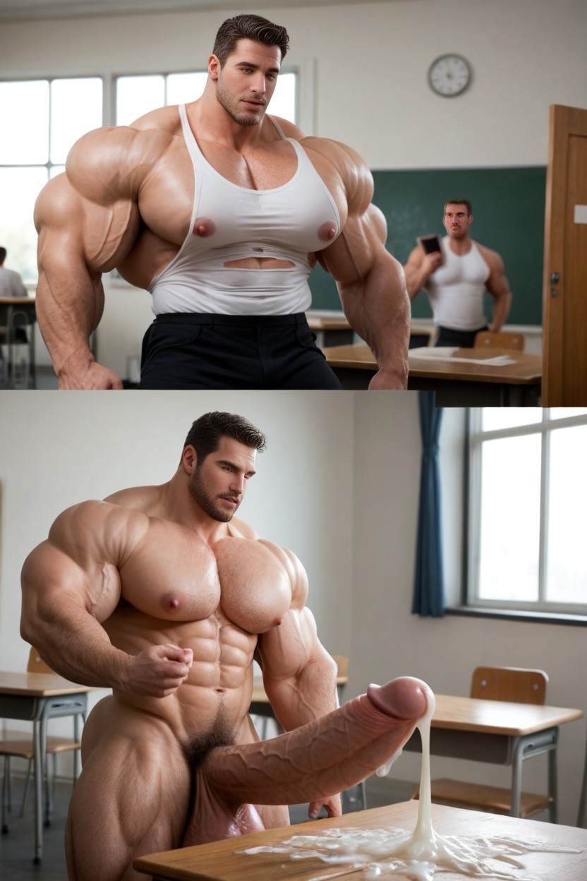 Veiny Penis, Naked Males, Orgasm AI Gay Porn