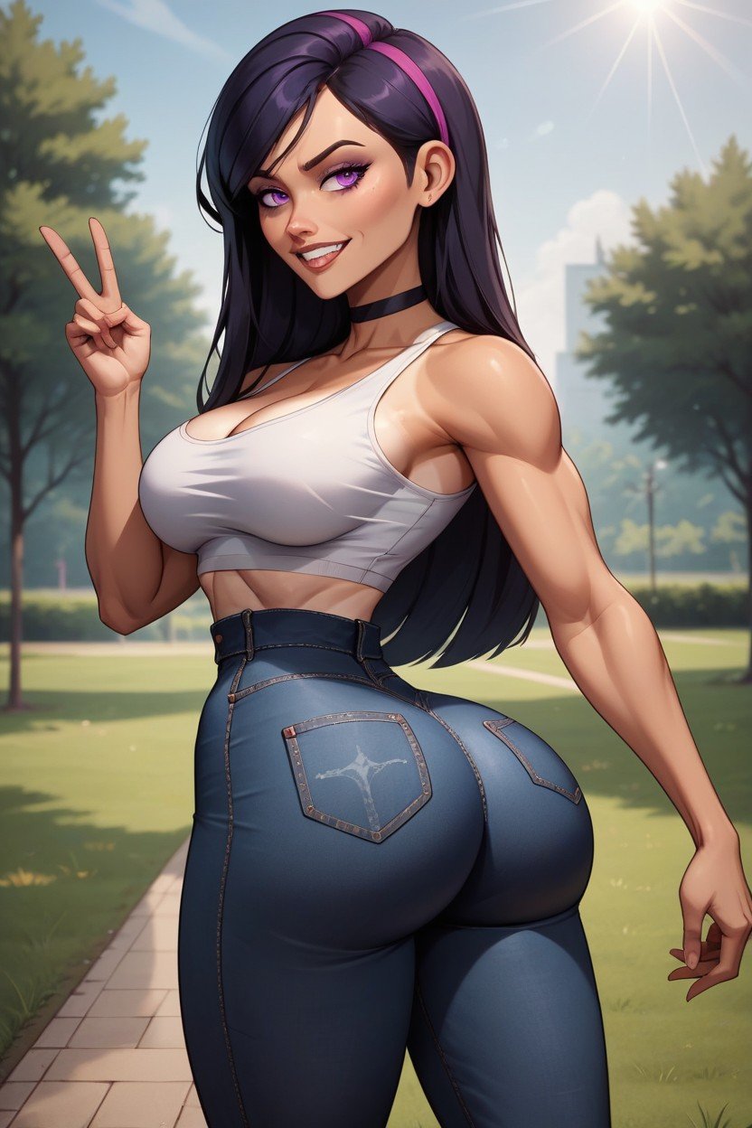 Violet Parr From The Incredibles, Soft Shadow, Large Butt Asian AI Porn