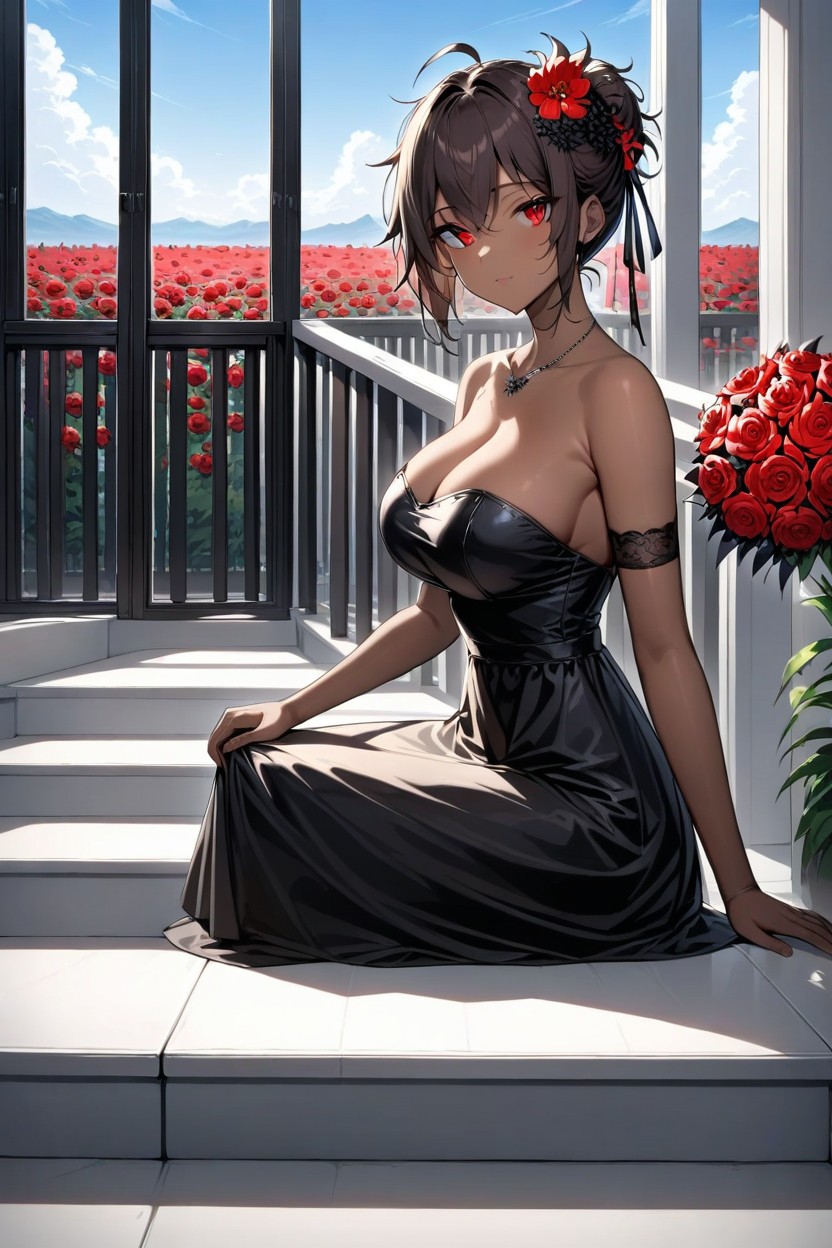 Micchan, Brown Skin, Sky Hentai AI Porn
