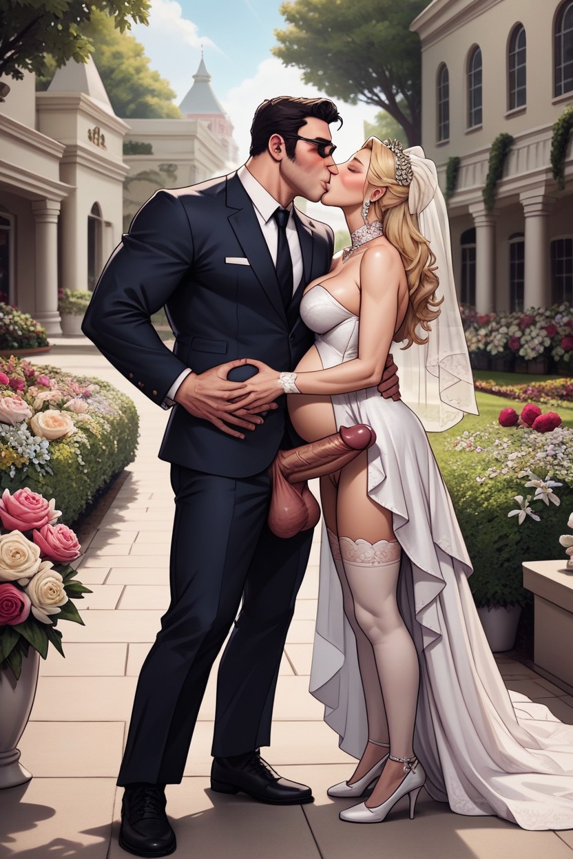 Small Ass, Wedding, Detailed AI Gay Porn