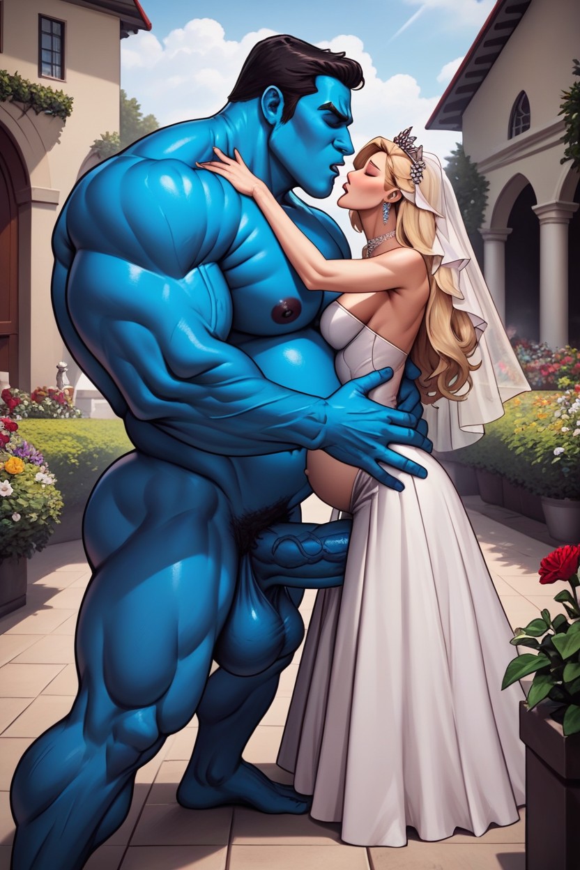 People Watching, Daddy Gigantic Hands, Kissing AI Gay Porn