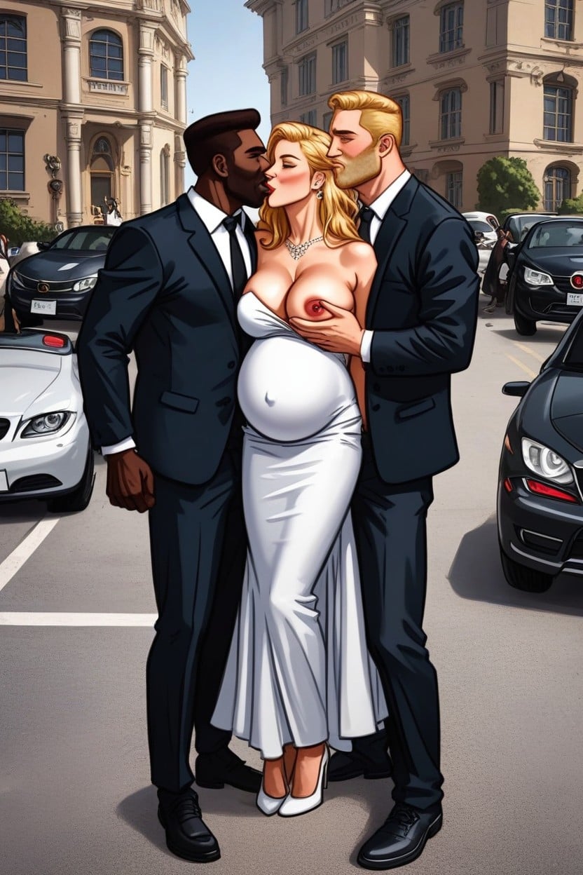 Extreme Different Sizes, Skinny, Scandinavian Blonde Hair AI Gay Porn