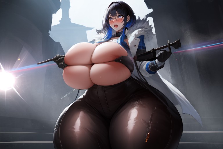 Her Extremely Immensely Massively Massive Breasts Expand Quickly With Weight Gain, Loraweight Gain, Loraextreme Breast Expansion Hentai AI Porn