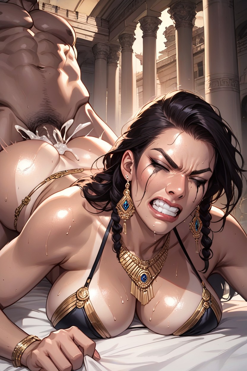 Ultra Detailed, Bubble Butt, Hourglass Figure Woman Hentai AI Porn