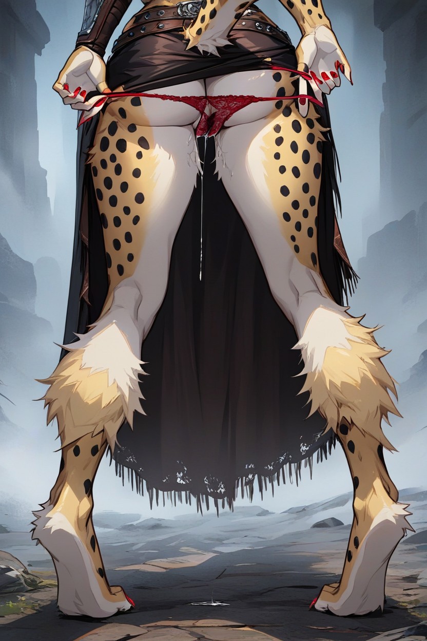 Vikinga, Quitar Las Bragas, Large Fluffy Chest Tuff Furry IA