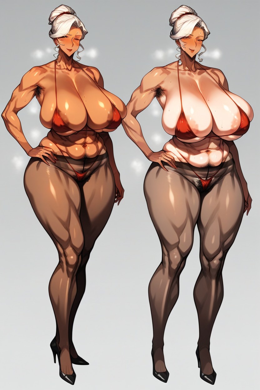 Big Breasts As Big As Watermelons, Top Quality, Pantyhose Hentai AI Porn