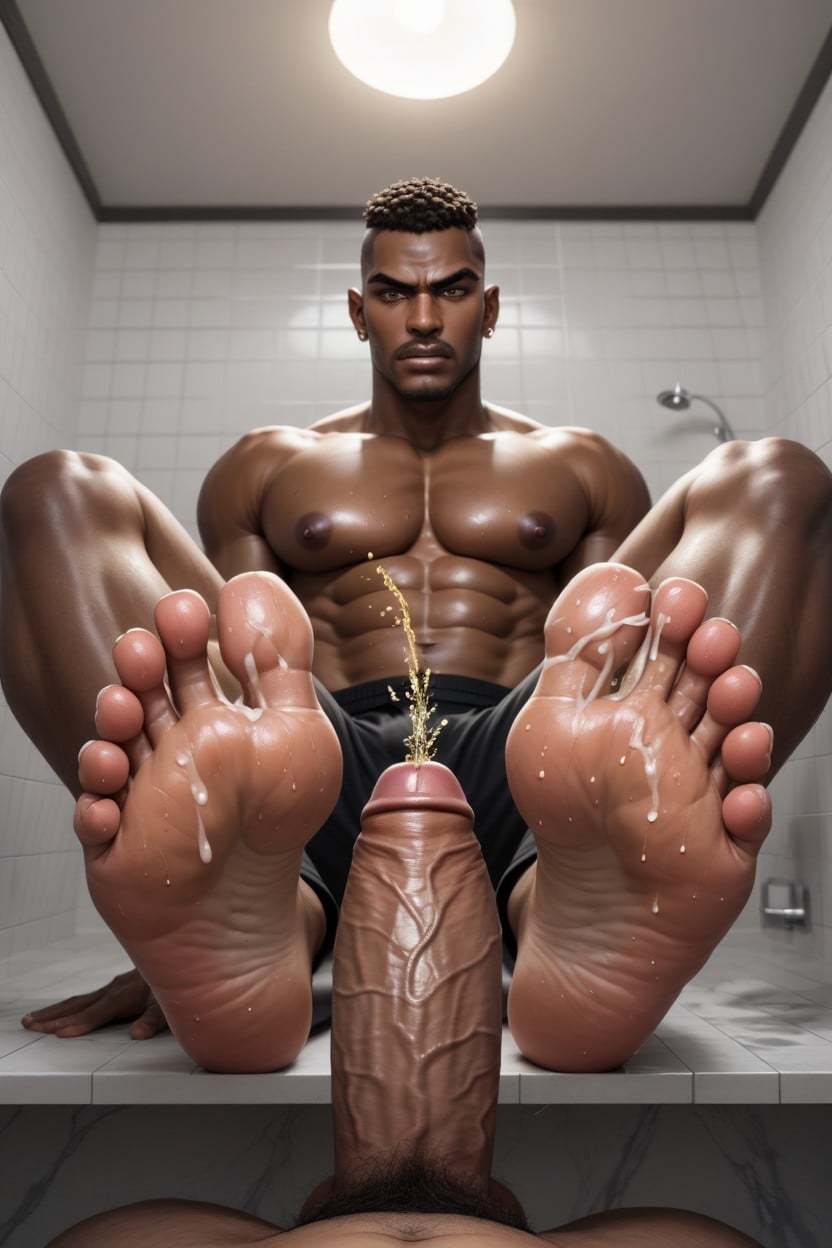 Cum On Feet, Cum On Toes, Peeing From Penis AI Gay Porn