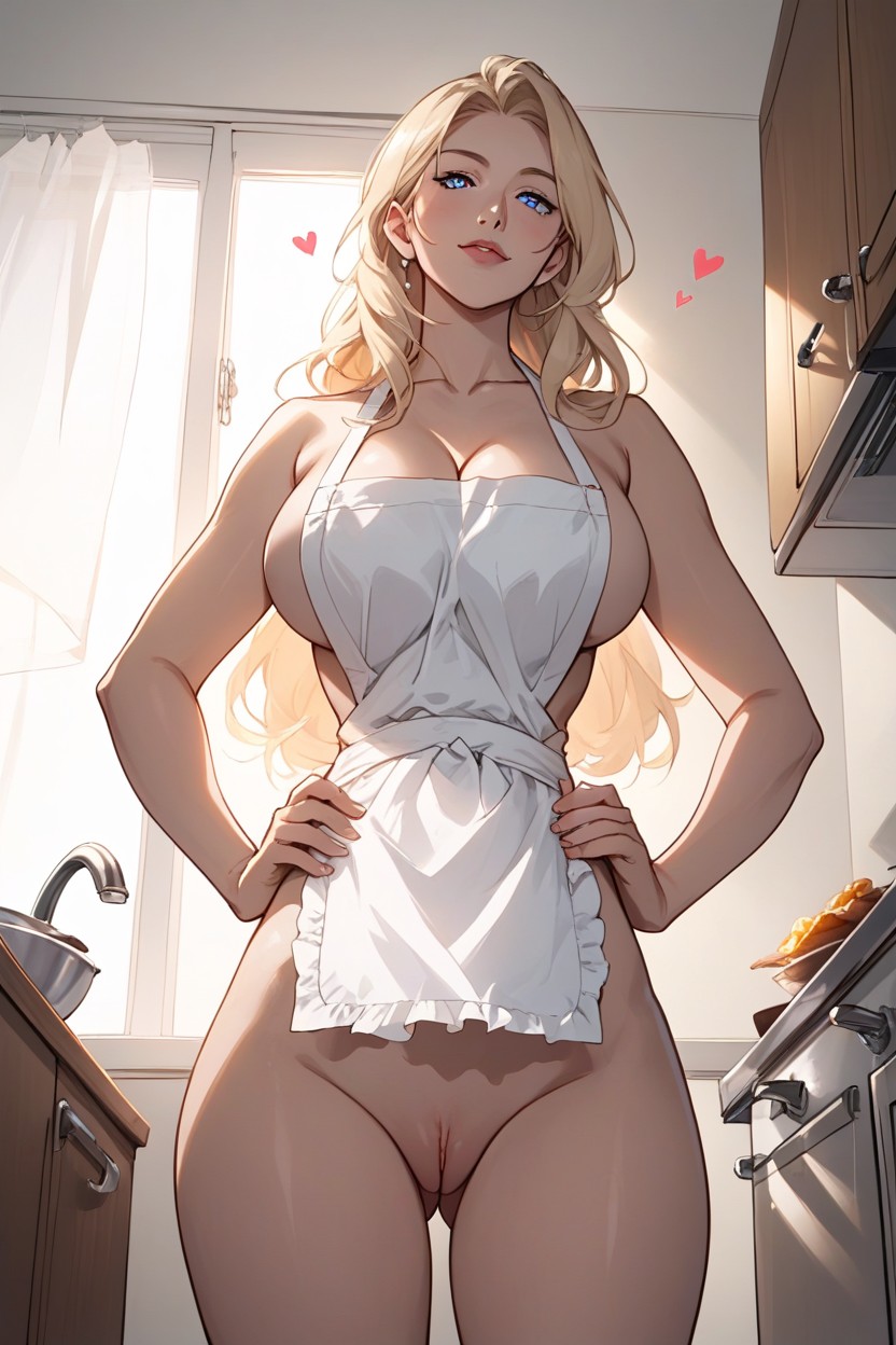 30+, Blonde Hair, Close Up AI Porn