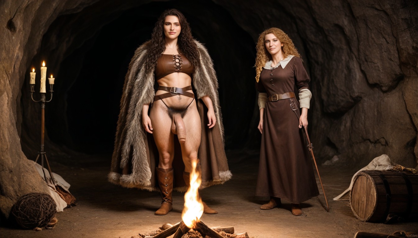 Javelins, Extremely Hairy Tummy, No Makeup Shemale AI Porn