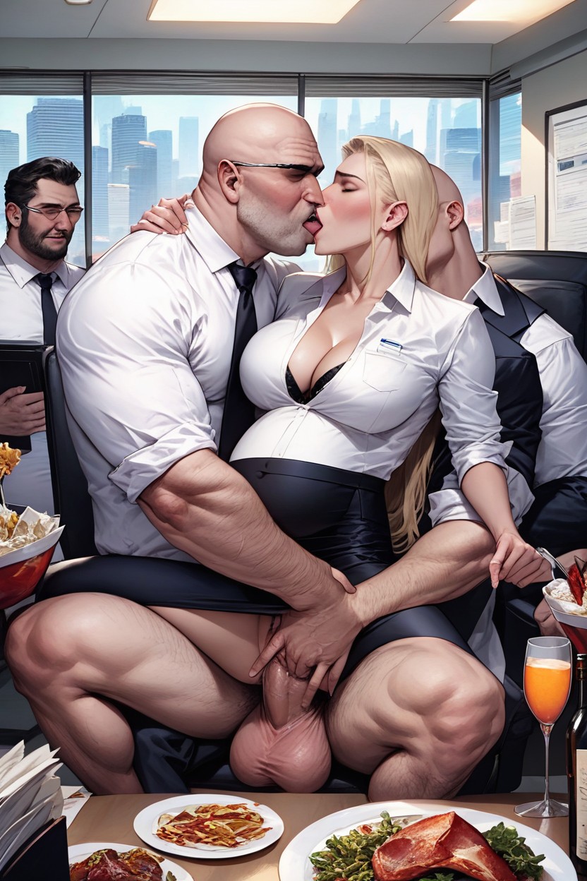 Sitting On Lap, Open Clothes, Rough Sex AI Gay Porn