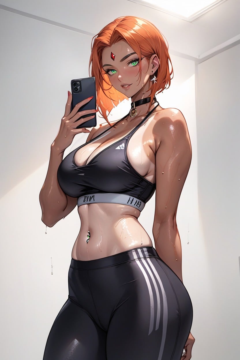 Shoulders, Bubble Butt, Selfie Hentai AI Porn