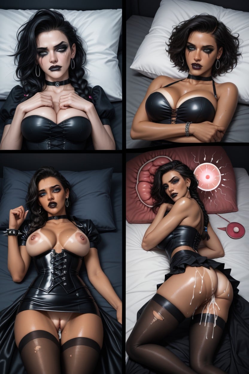 Fishnets, X-ray, Top Down AI Porn