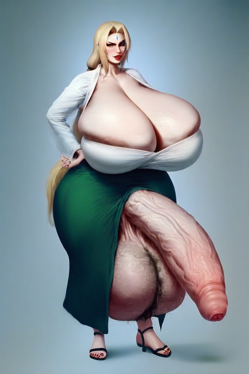 Absurdly Veiny Breasts, Enormous Balls, Veiny Breasts Shemale AI Porn