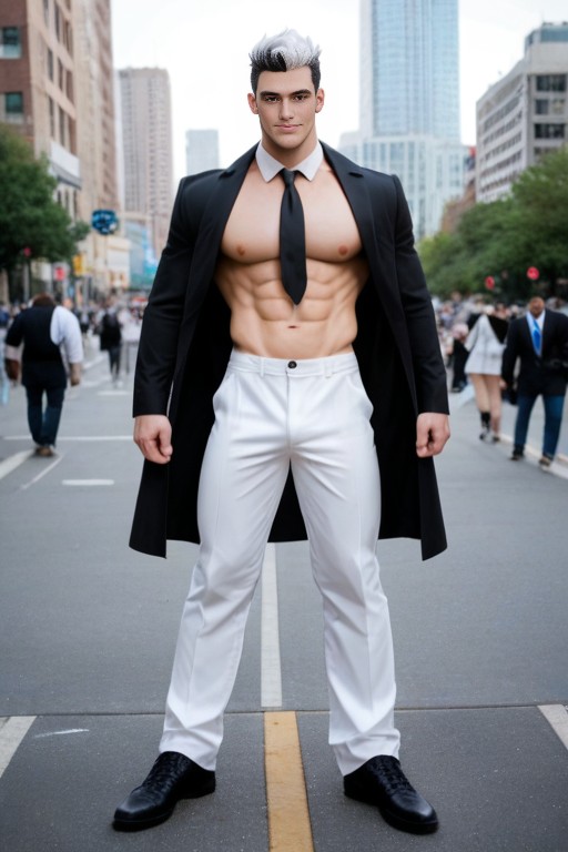 Award Winning Photo, Femboy , Super Waist AI Gay Porn