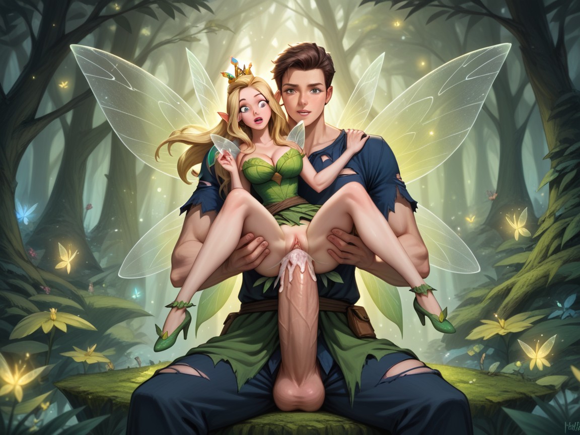 Male Sitting, Small Ass, Forest Hentai AI Porn