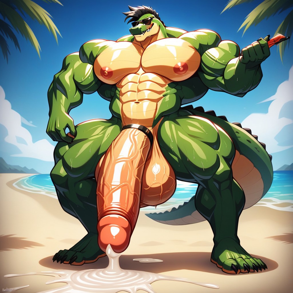Massive Balls, 平頭
, Huge Muscular AI獸人黃片