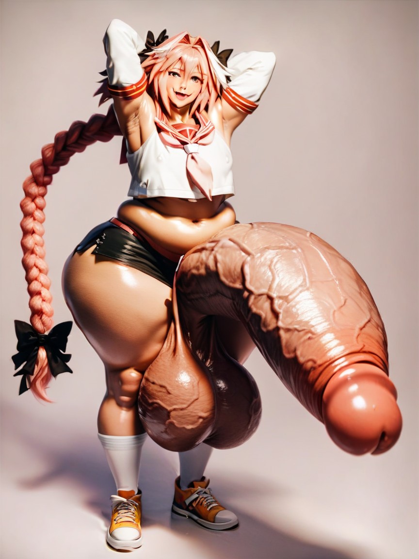 Astolfo, Fat, Long Hair AI Gay Porn