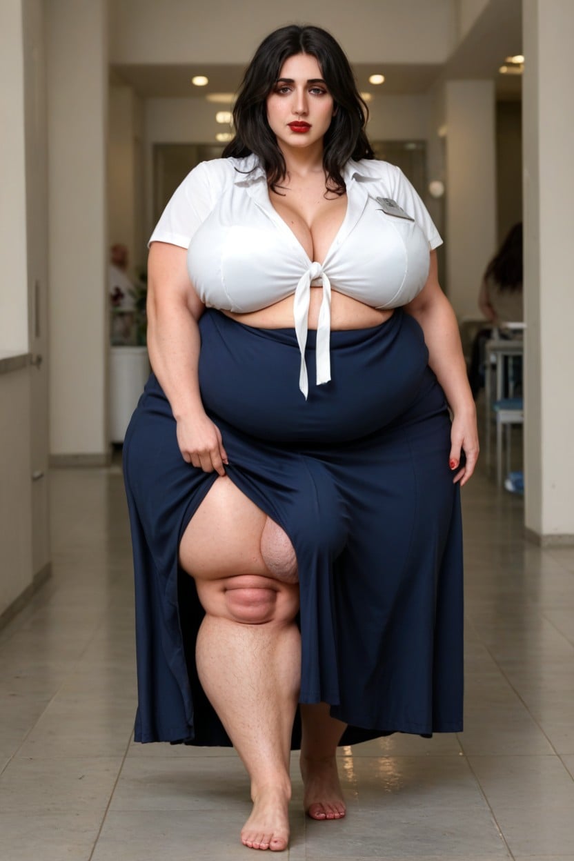 Hospital, Cosplay, Hyper Wide Cock Shemale AI Porn