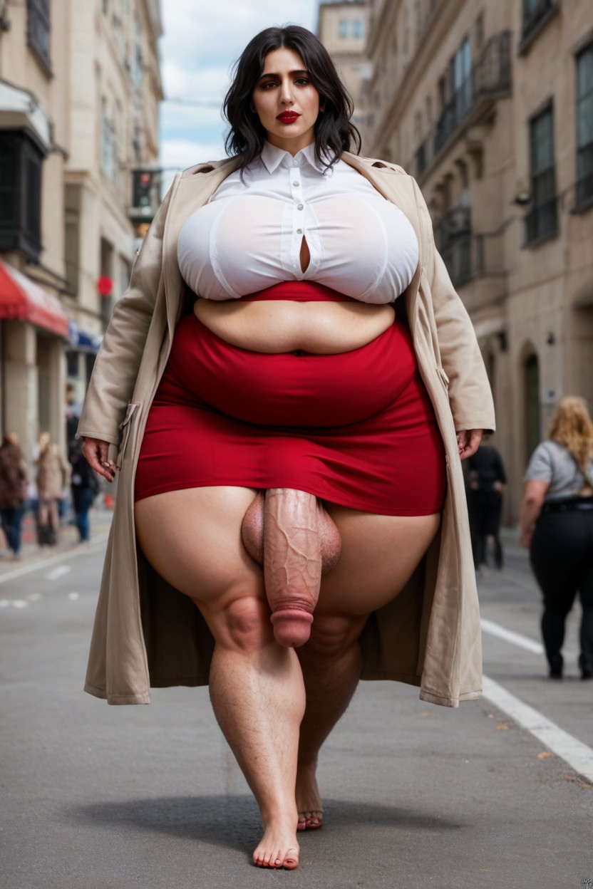 Hairy Bushy Thighs Like A Sasquatch, Ssbbw, Pieck Finger From Attack On Titan Shemale AI Porn