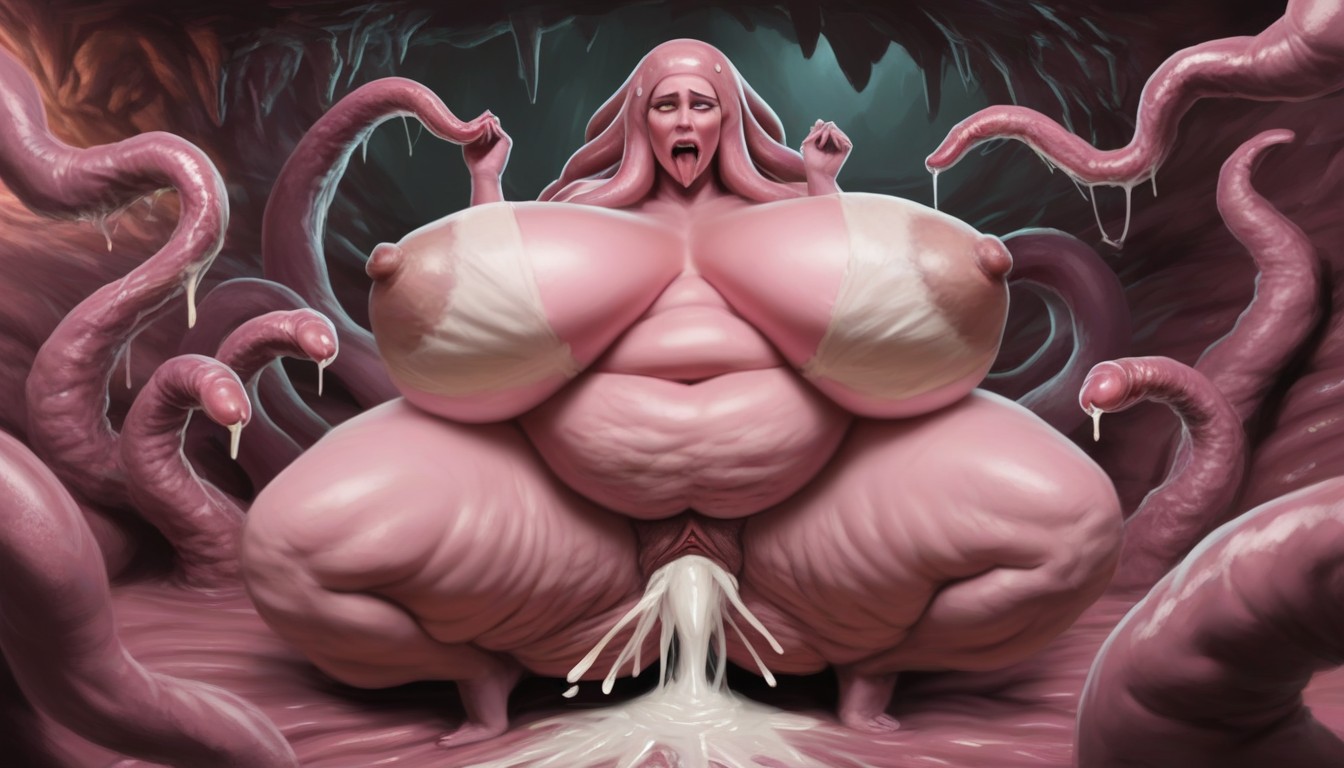 Body Being Turned Into Tentacles, Tentacle Arms, Tentacle Hair AI Porn