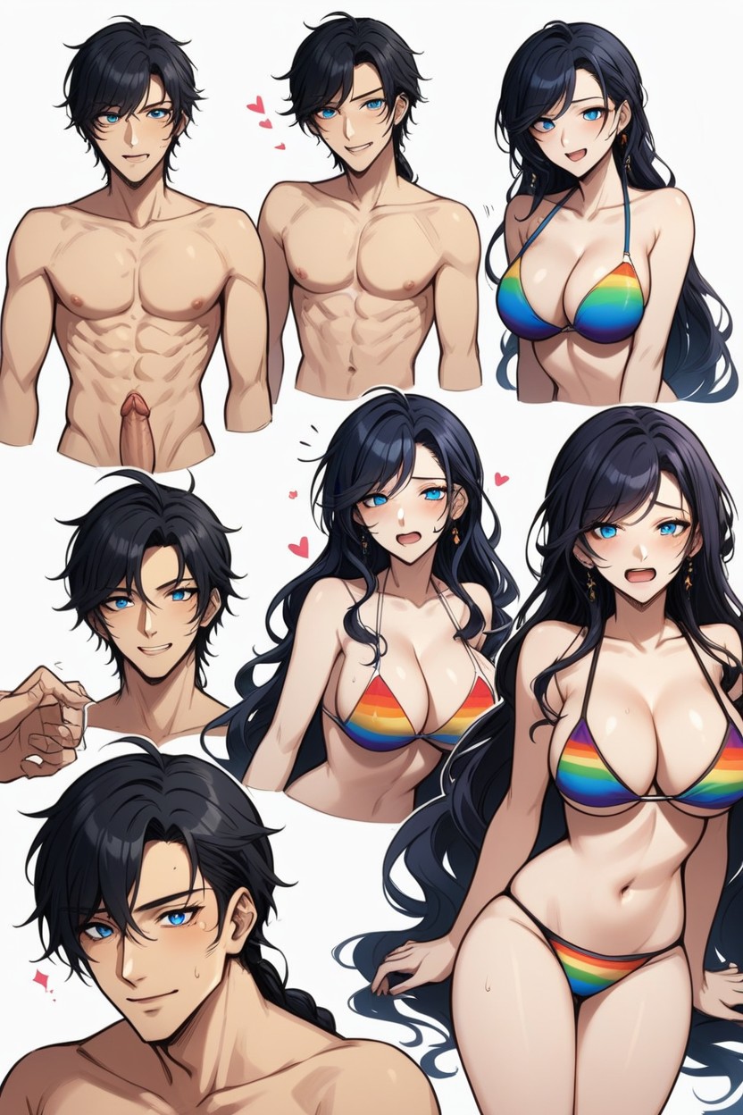 Male To Shemale, Breast Expansion, Breast Growth Stages Hentai AI Porn