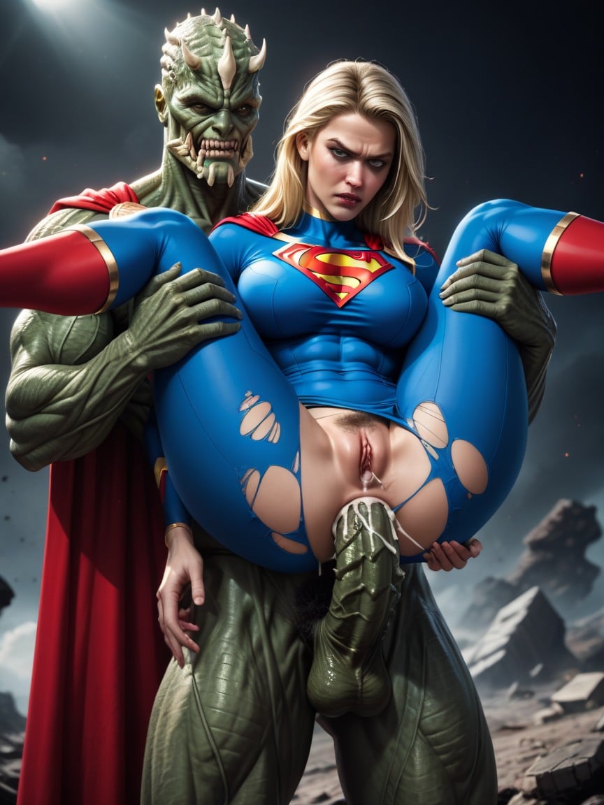 Angry, Superhero, Pubic Hair AI Porn