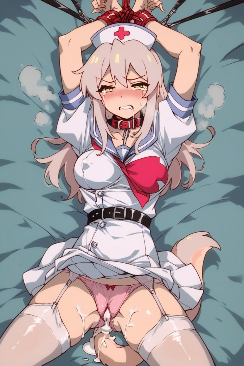 Legs Spread, Creampie, Restrained Hentai AI Porn
