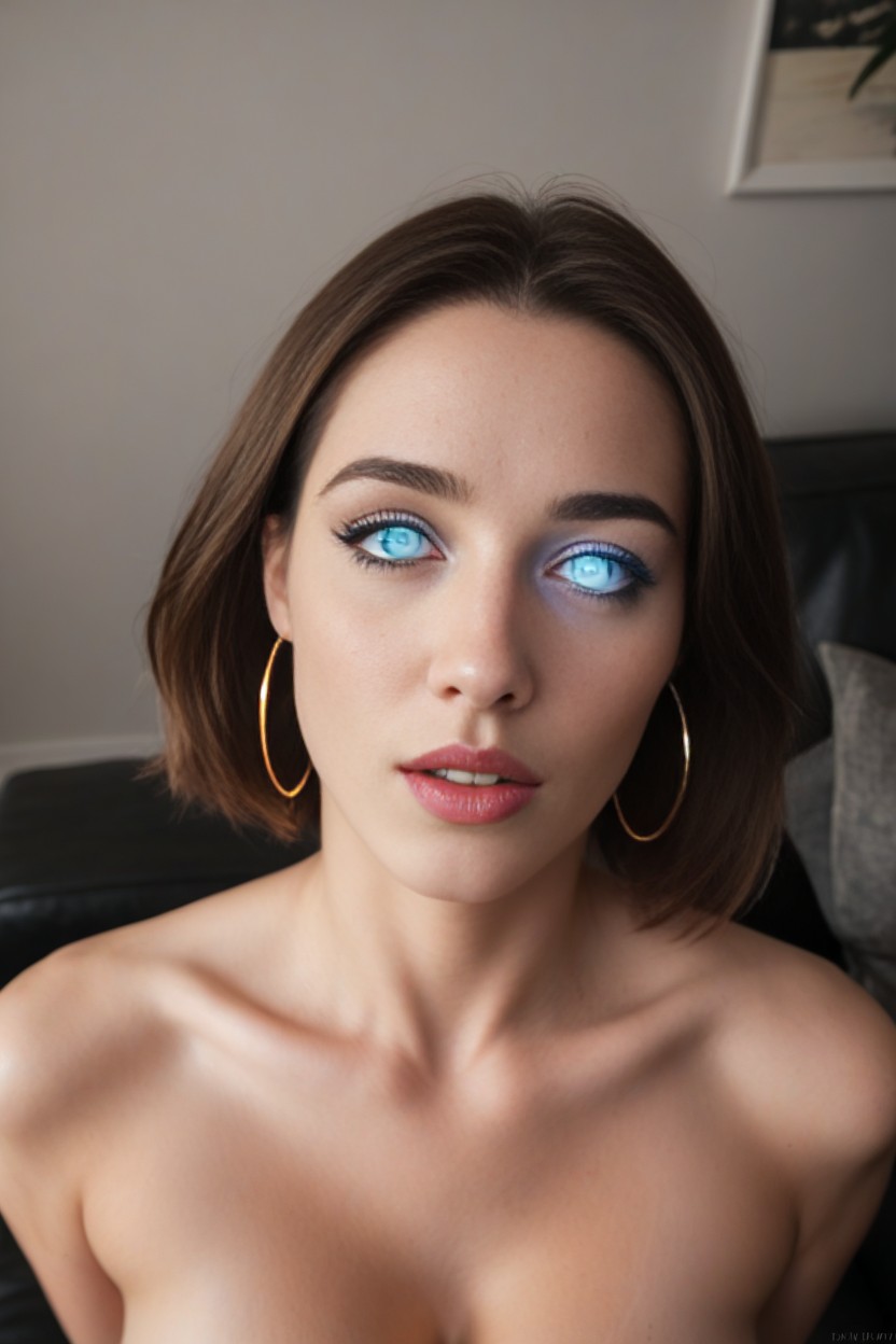 Beautiful Woman, Top Down, Shocked AI Porn