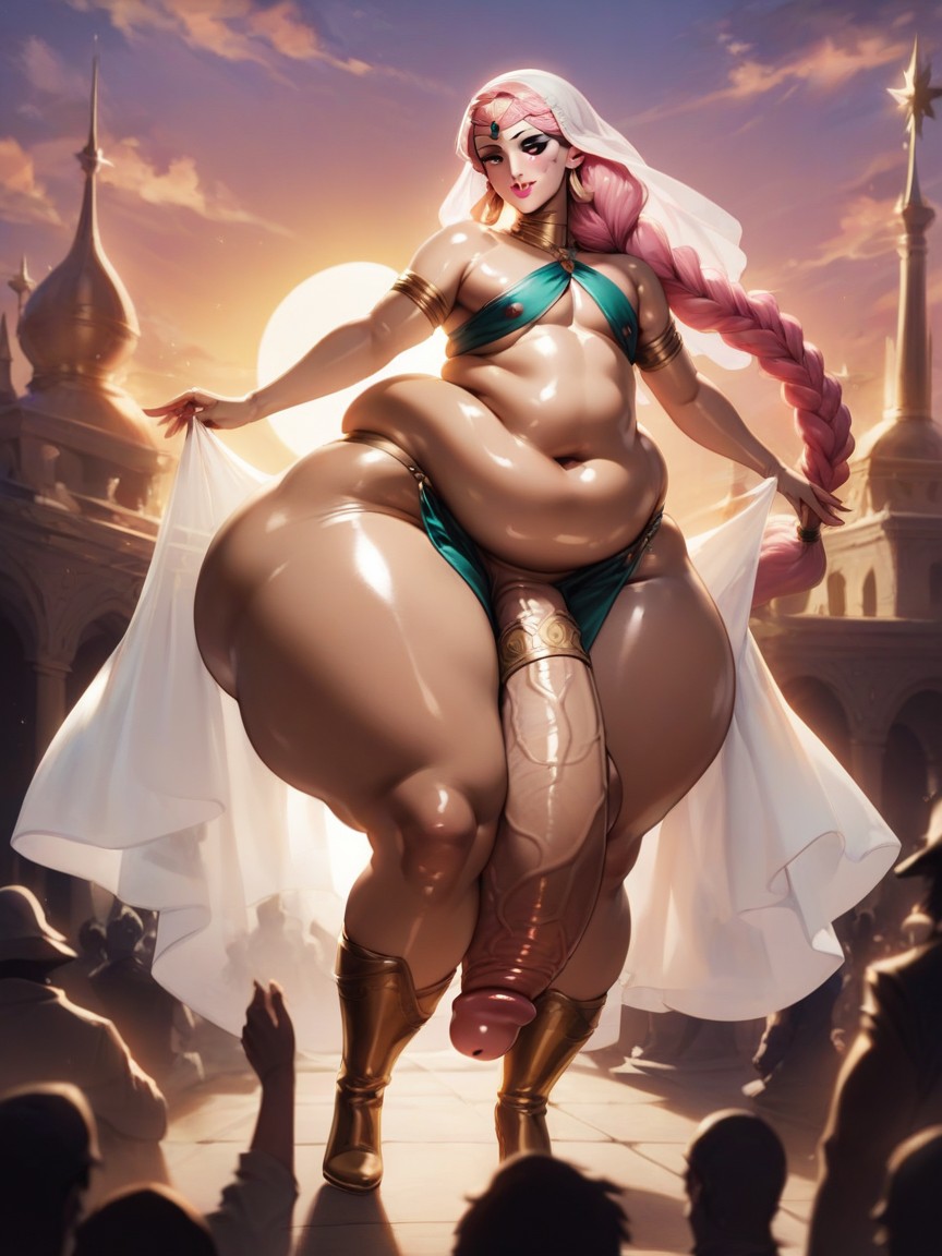 Cute, Curvy Body, Massive Ass AI Gay Porn