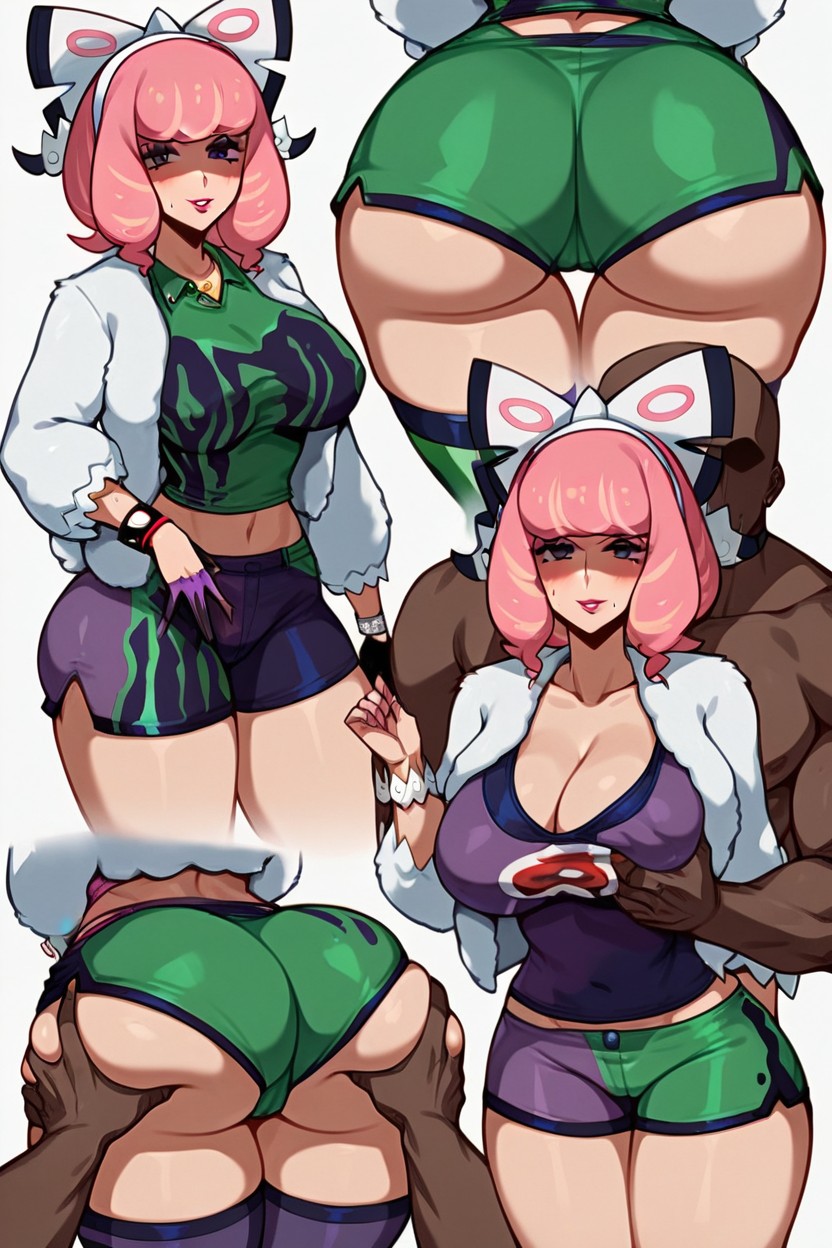 Embarrassed , Thick Thighs, Intense Groping AI Porn