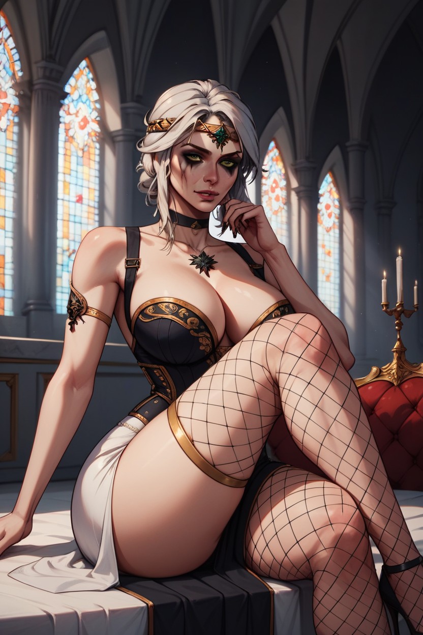 Big Chest, High Heels, Dusk AI Porn