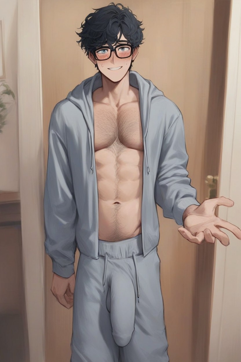 Freckles, Blushing, Summer AI Gay Porn