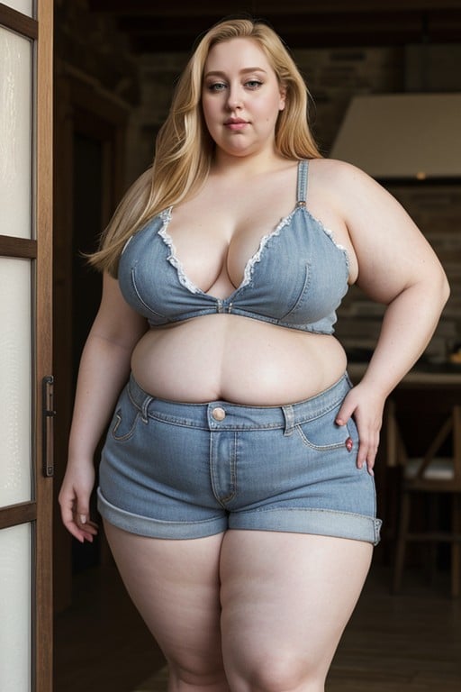 Tattoos On Arms, Hyper Fat Arms, Extremely Large Belly AI Porn