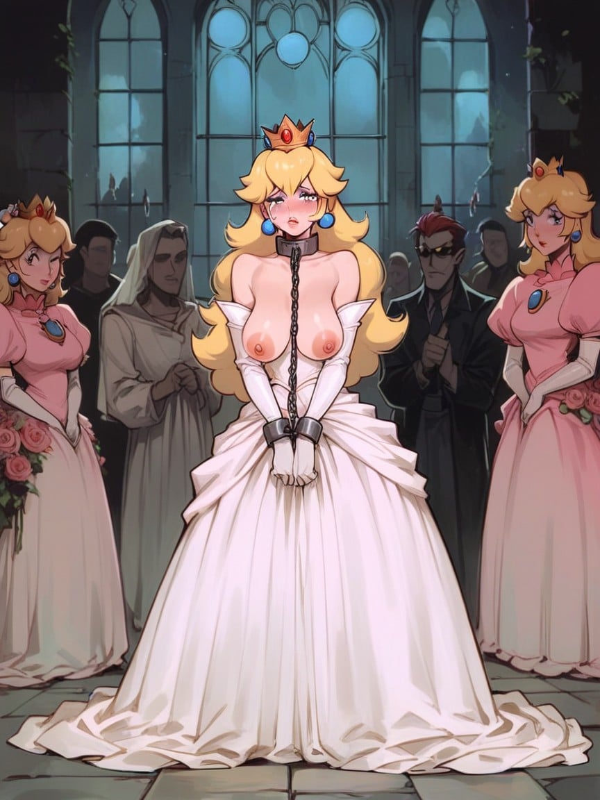 princess peach wedding dress porn Daily Sketch - Wedding Night Peach by MinaCream