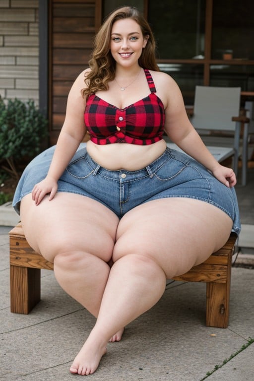 Massive Ass, Bbw, Massive Gigantic Ass AI Porn