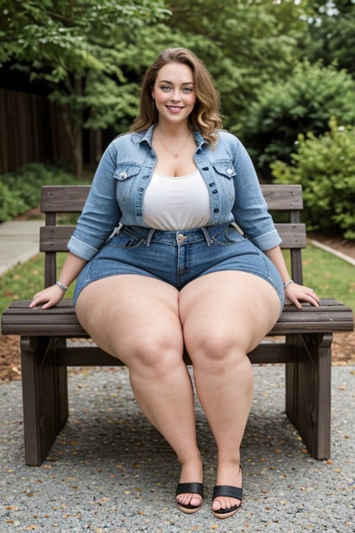 Chubby, Wink, Extra Fat Inner Thighs AI Porn