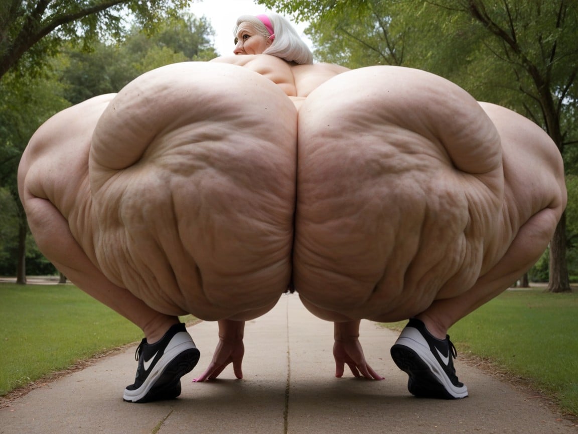 Monster Fake Butt, Parc, Petite Poitrine Porno IA