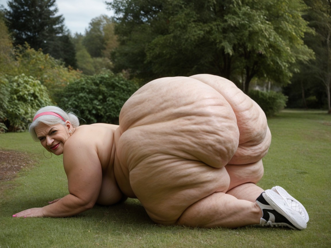 Full Body, Pale Skin, Insanely Huge Booty AI Porn