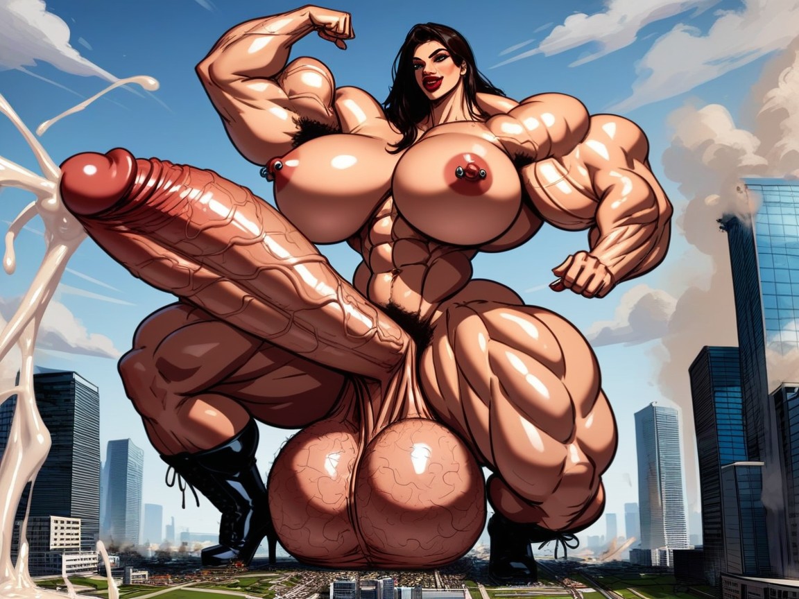 Thicc, Excessive Cum, Hyper Testicles Porno IA