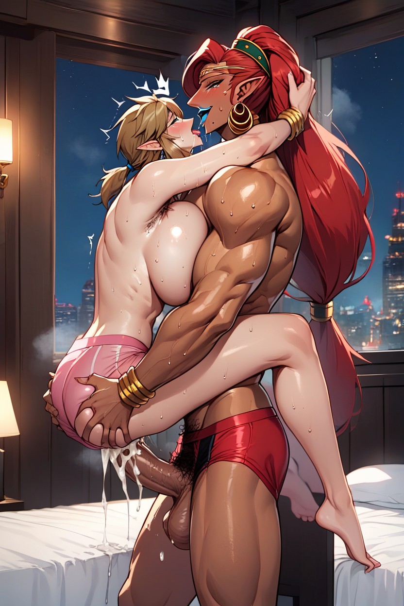 Tongue Out, Heart Cutout, Pussy Juice Hentai AI Porn