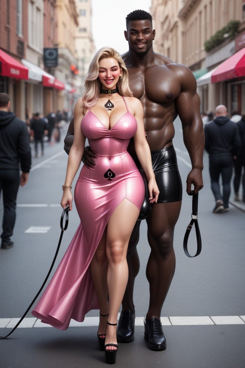Penis In Chastity Cage, Interracial, Blacked AI Gay Porn