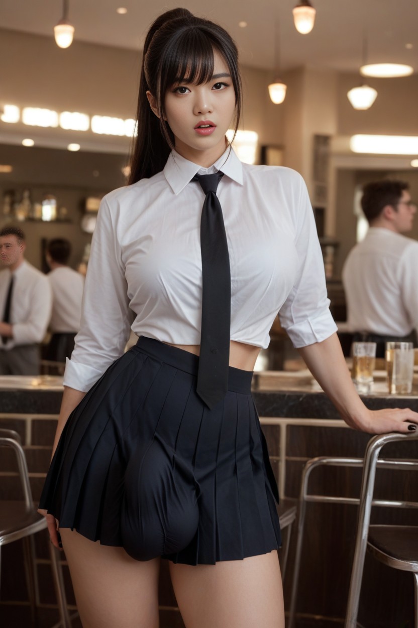 Long Ponytail, Man, Man AI Porn