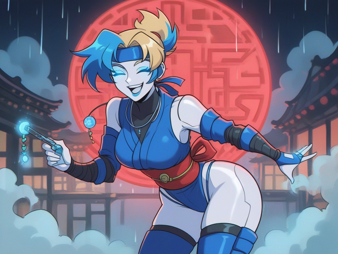 Clenched Teeth, Ultra Detailed Clothes, Ukiyo Hentai AI Porn