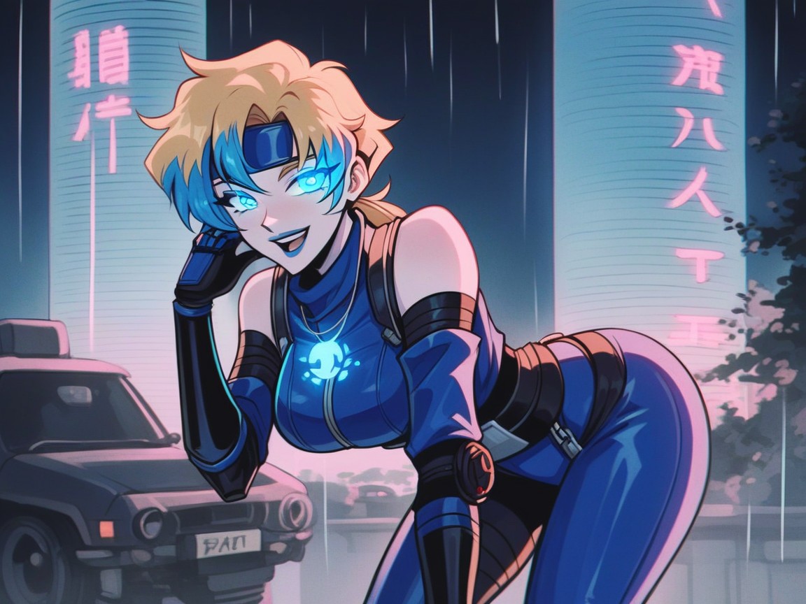 Ninja, Hourglass Body Type, Ukiyo Hentai AI Porn