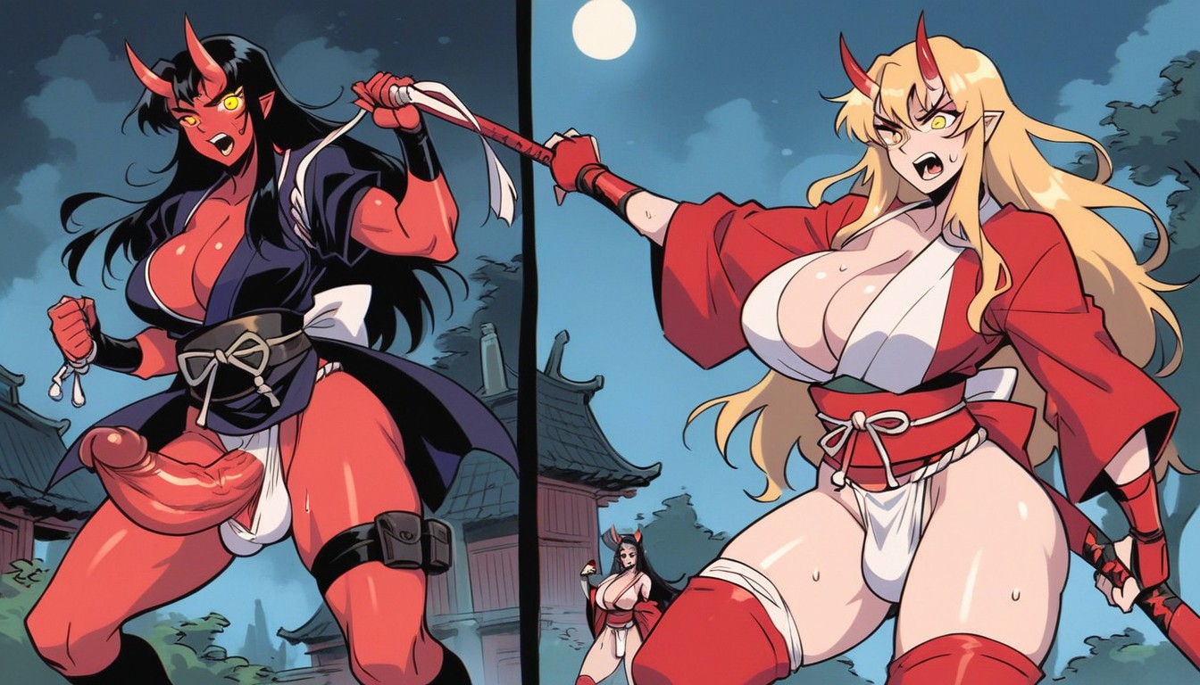Large Ass, Multiple Views, No Pupils Hentai AI Porn