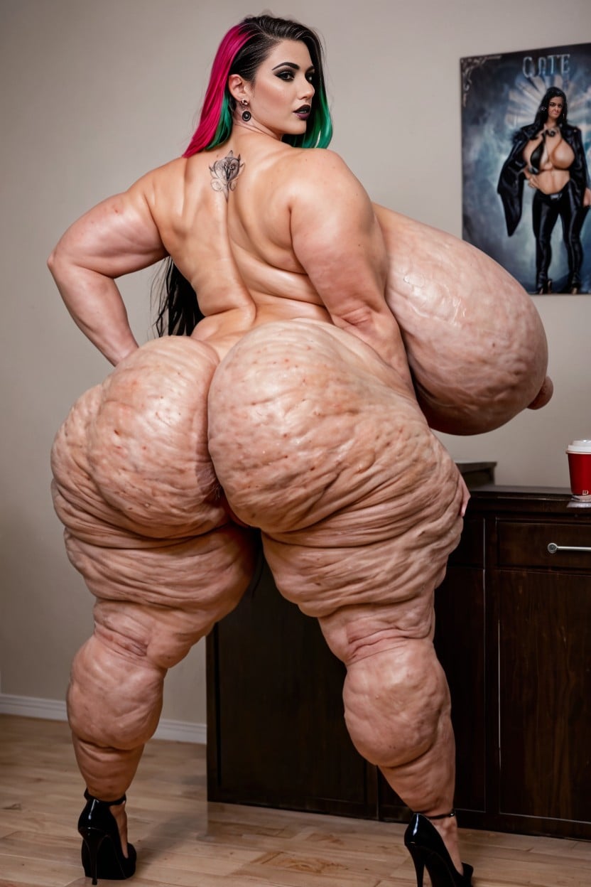 Cellulite Breast, Cellulite Ass, Veiny Tits AI Porn
