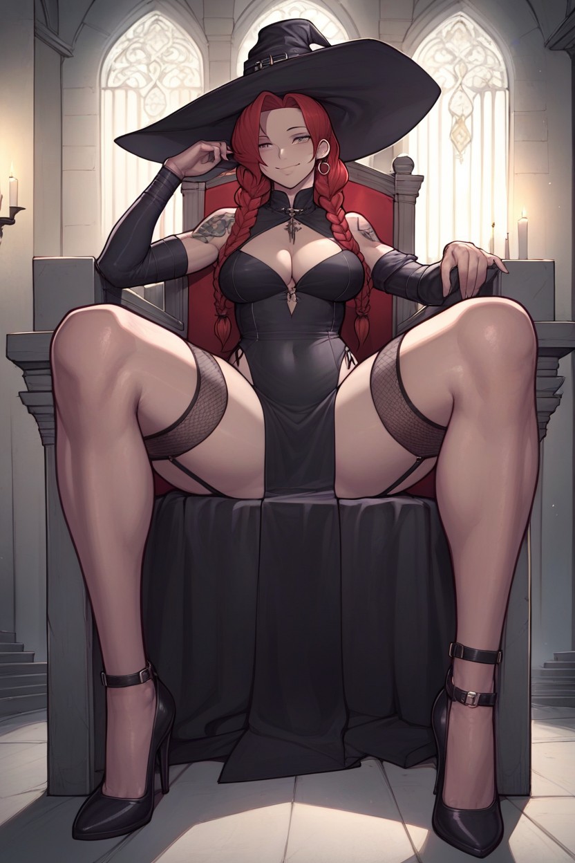 Exposed Hips, Night, Asura Art Style Hentai AI Porn